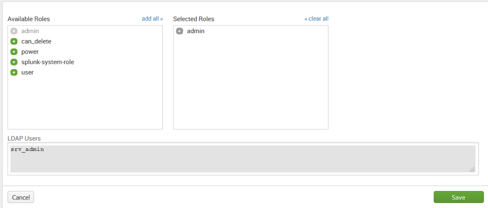 Configuring Splunk Access Controls with LDAP